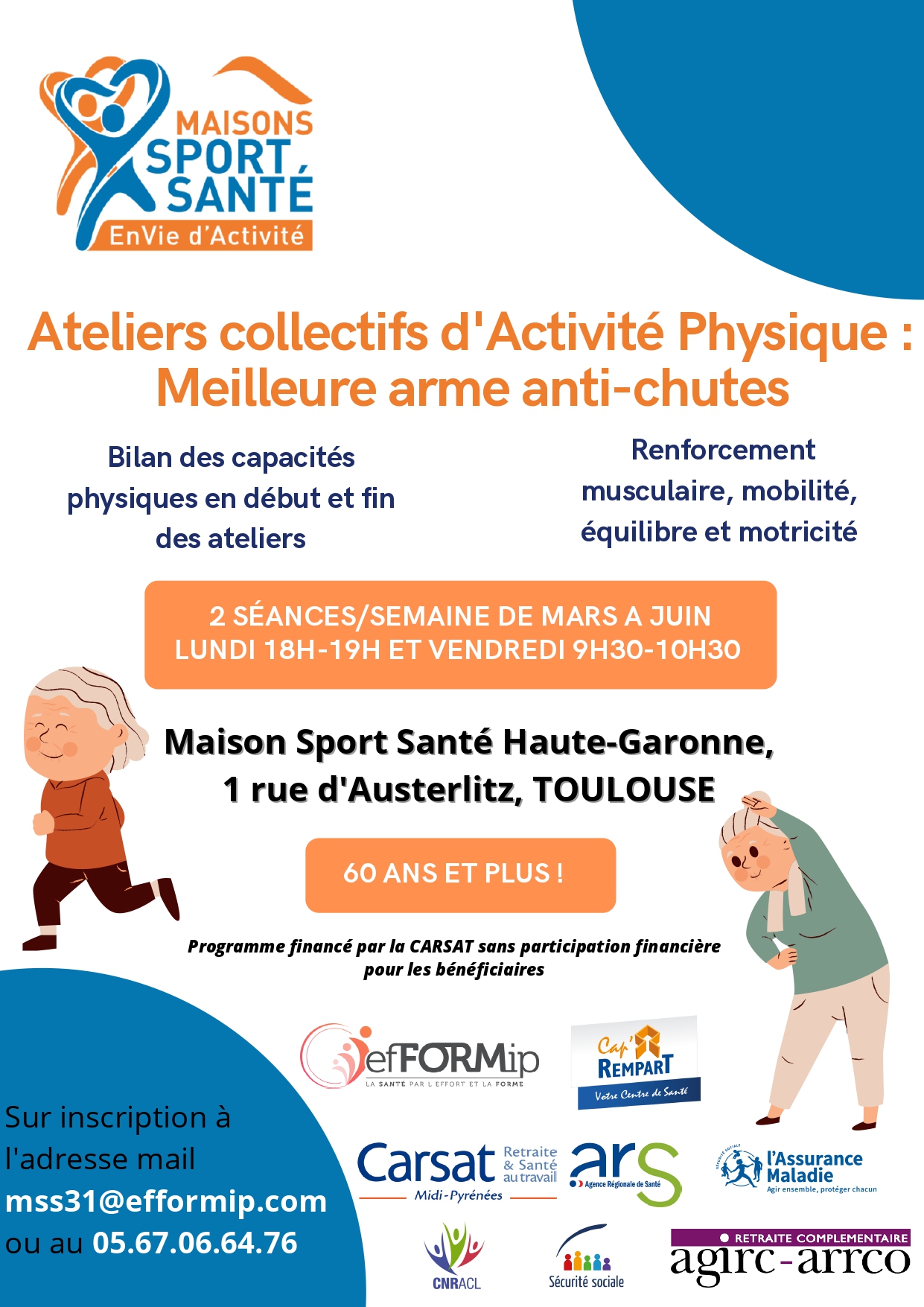 Programme de prévention des chutes par l'activité physique