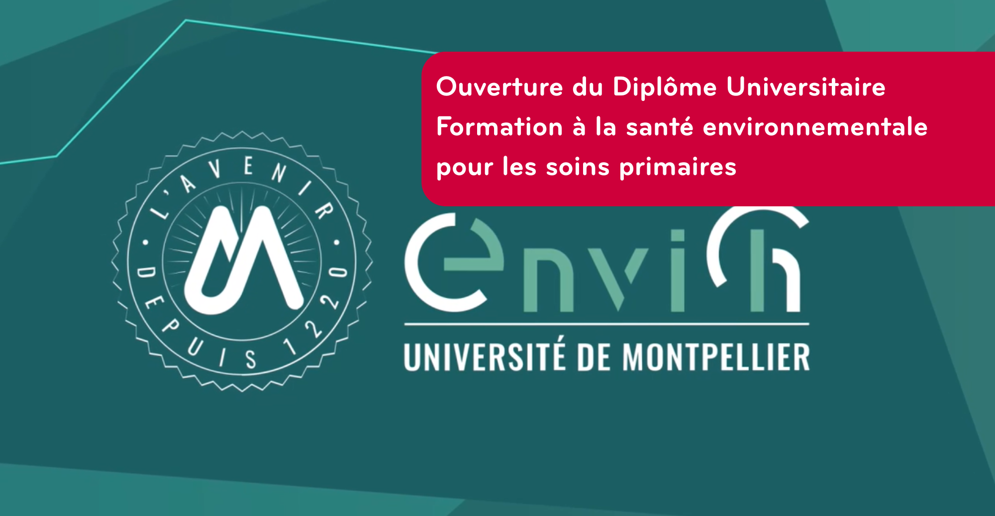 Ouverture du Diplôme Universitaire Formation à la santé environnementale pour les soins primaires – Janvier 2026