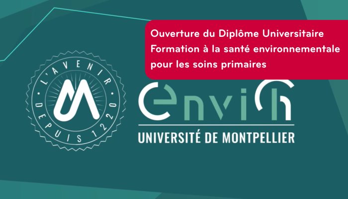 Ouverture du Diplôme Universitaire Formation à la santé environnementale pour les soins primaires – Janvier 2026
