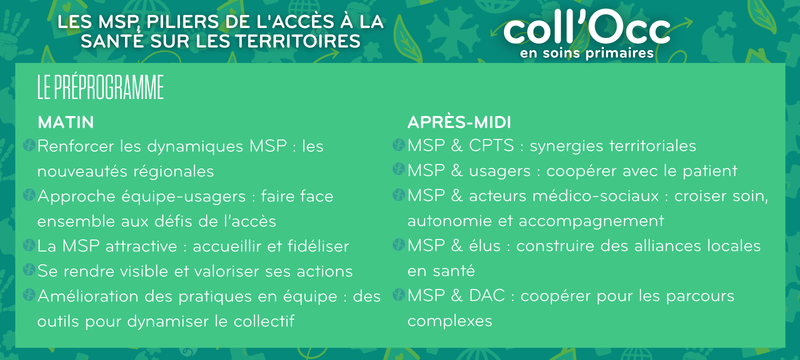 Coll'Occ en soins primaires - la rencontre des Maisons de santé