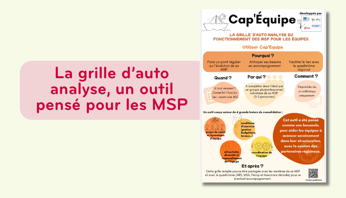 la grille d'auto analyse, un outil pensé pour les MSP