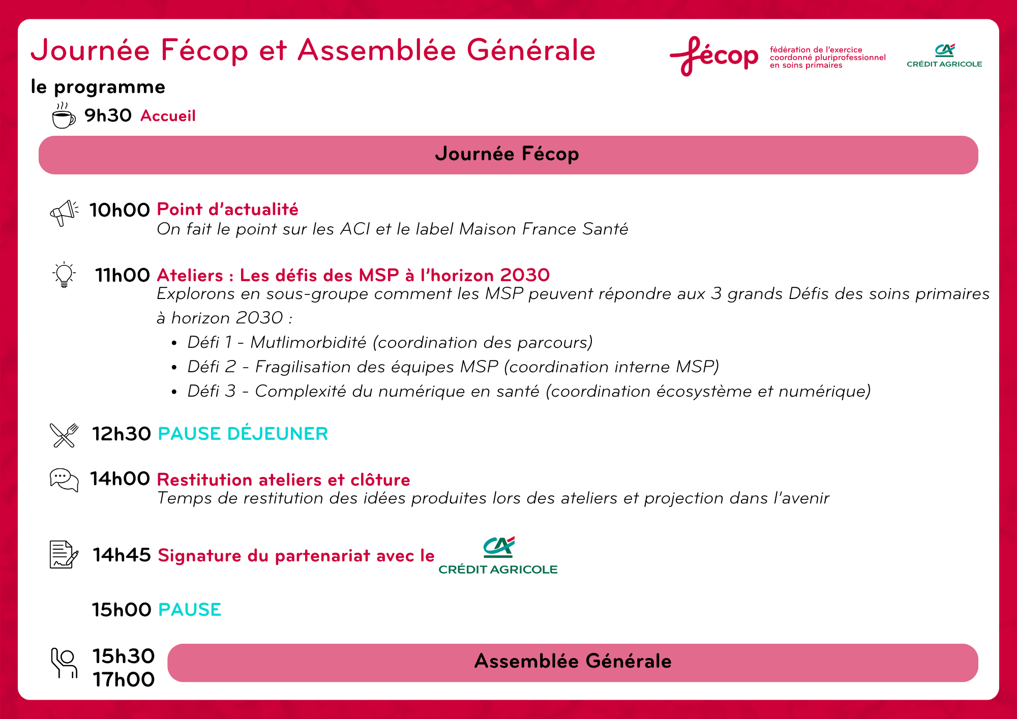 Le programme
